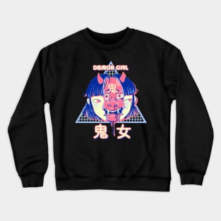 demon girl Crewneck Sweatshirt